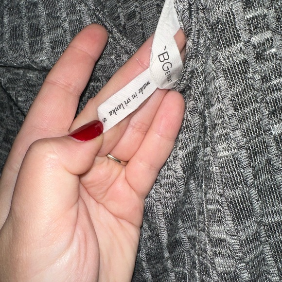 BCBGEneration half polyester half knit top - Picture 3 of 3